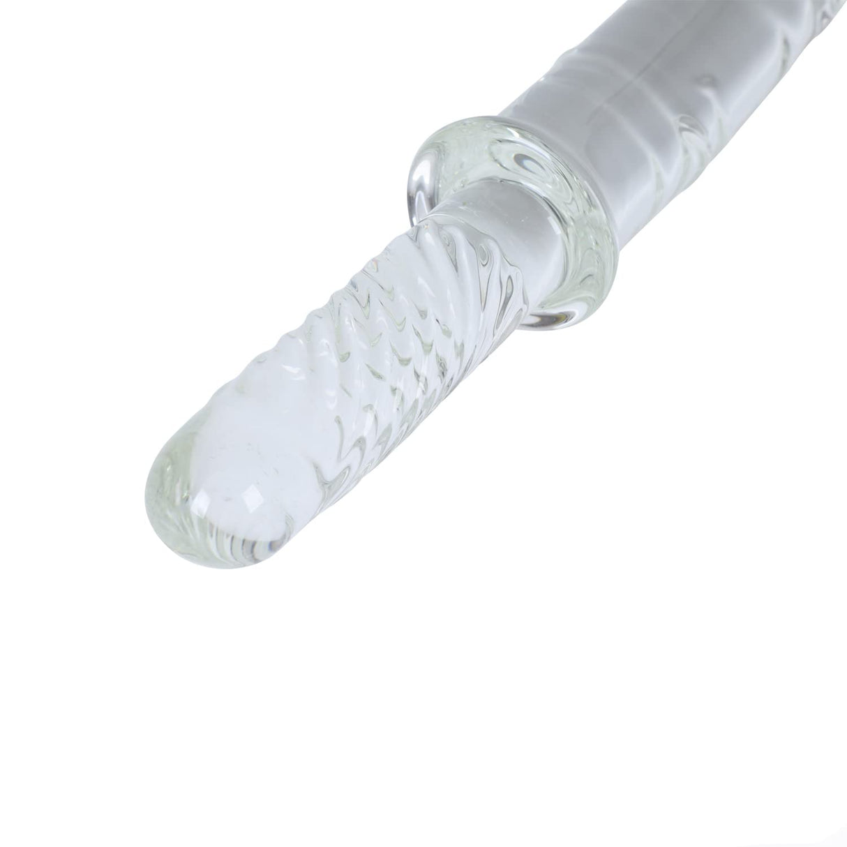 11.4" Large Clear Glass Dildo Crystal Penis Glass