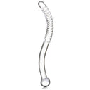 Dildo de placer de varita de cristal de vidrio