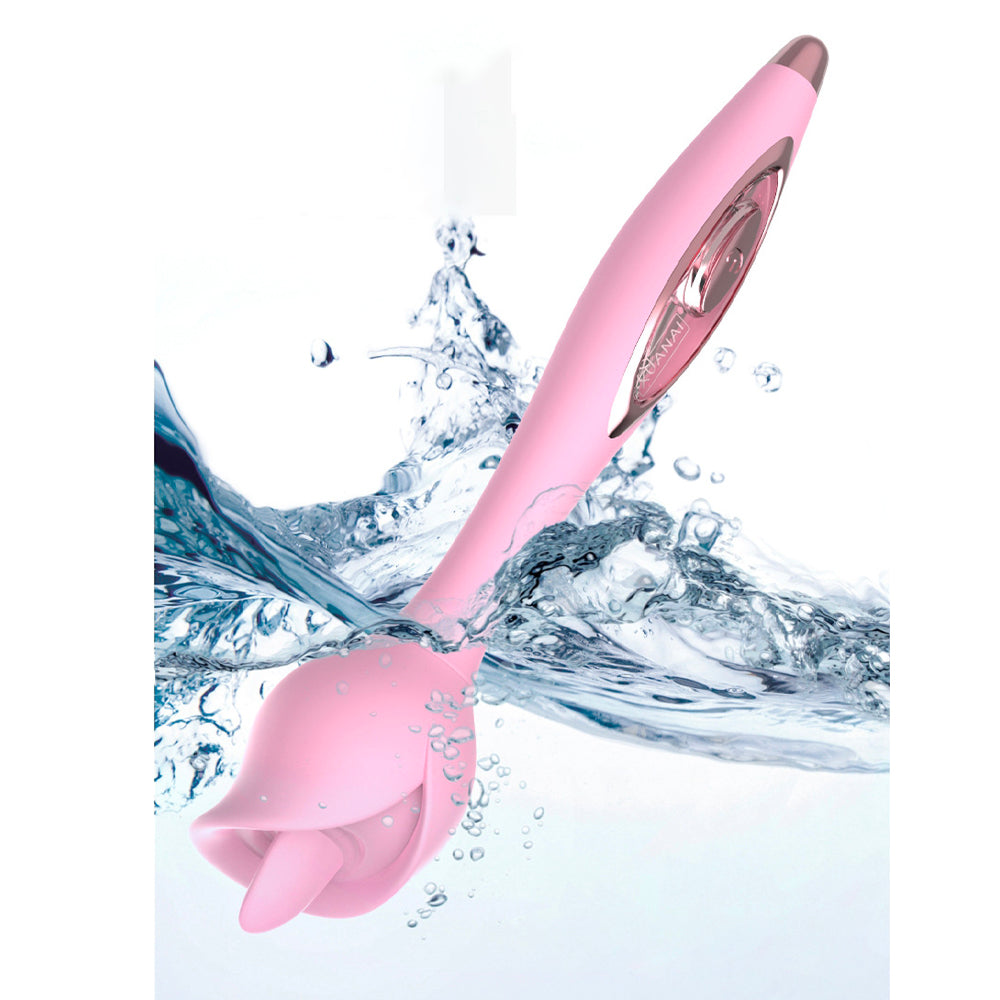 Tongue licking vibration multi-frequency stimulation second tide masturbator