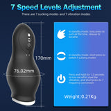 7 vibration & Sucking Modes Masturbation Cup Male Simulate Oral Sex-8