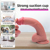 Double Layer Allovers Dildo - Liquid Silicone Allovers Thrusting Dildo