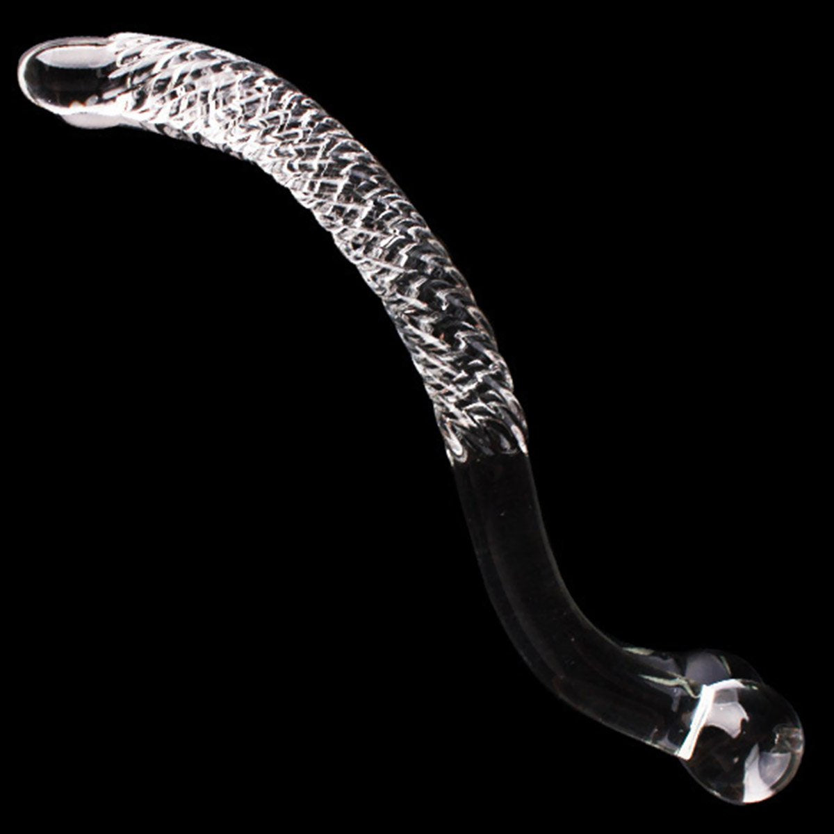 Crystal Glass Pleasure Wand Dildo