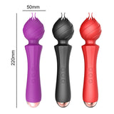 20 Frequency Vibration Mode Rose Vibrators Magic Wand Rechargeable