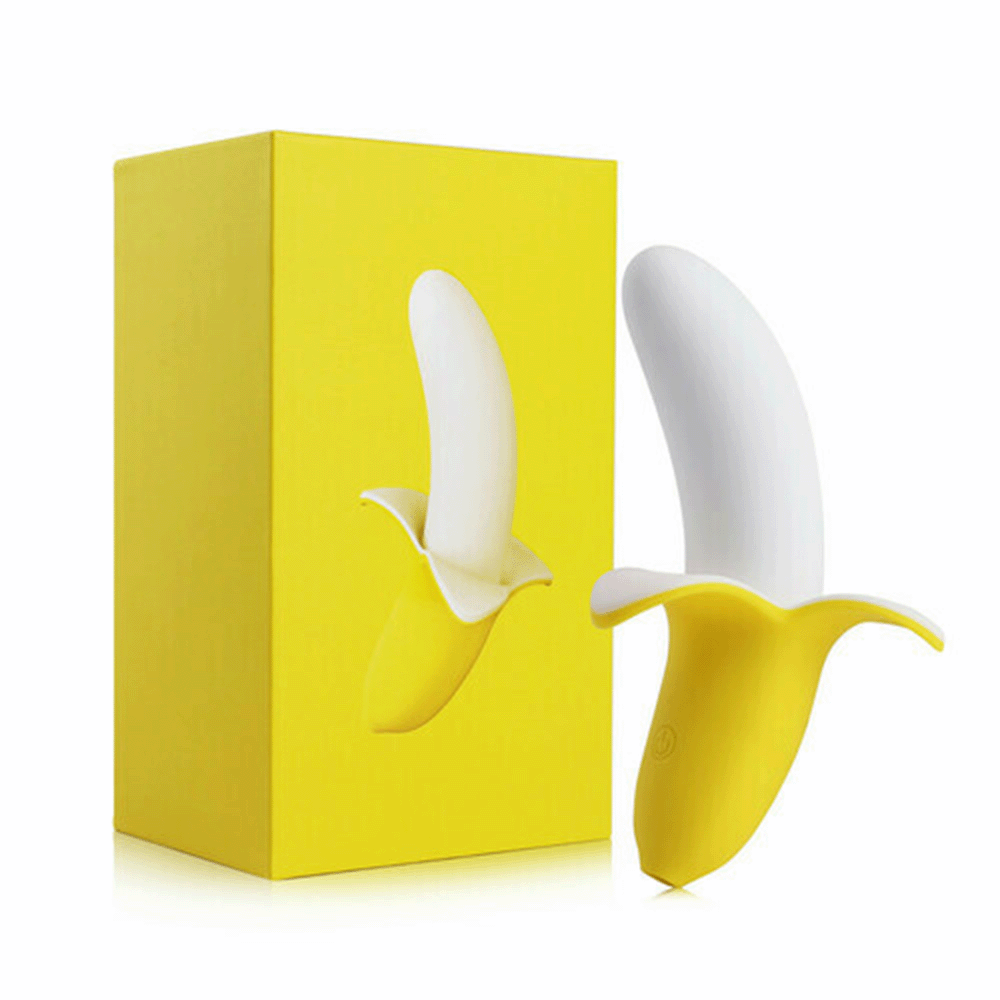 Banana Vibrating Dildos Female Masturbation G-spot Vibrator-7