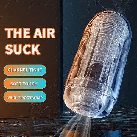 Transparent Automatic Male Masturbator Remote Control Air Sucking-3
