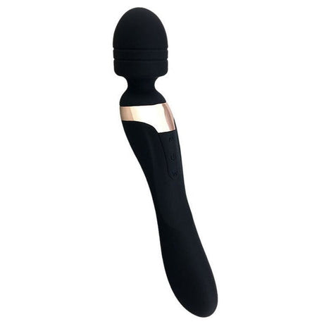 Double Head Magic Wand Rechargeable with Vibrating Dildos