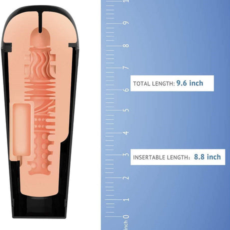 Best Pocket Pussies Silicone Full Wrap Suction Blowjob Simulator-8