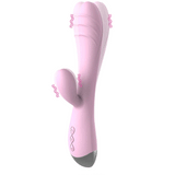 10 Frequency Pink Vibrator Female Masturbators G-spot Vibrating Dildo-1