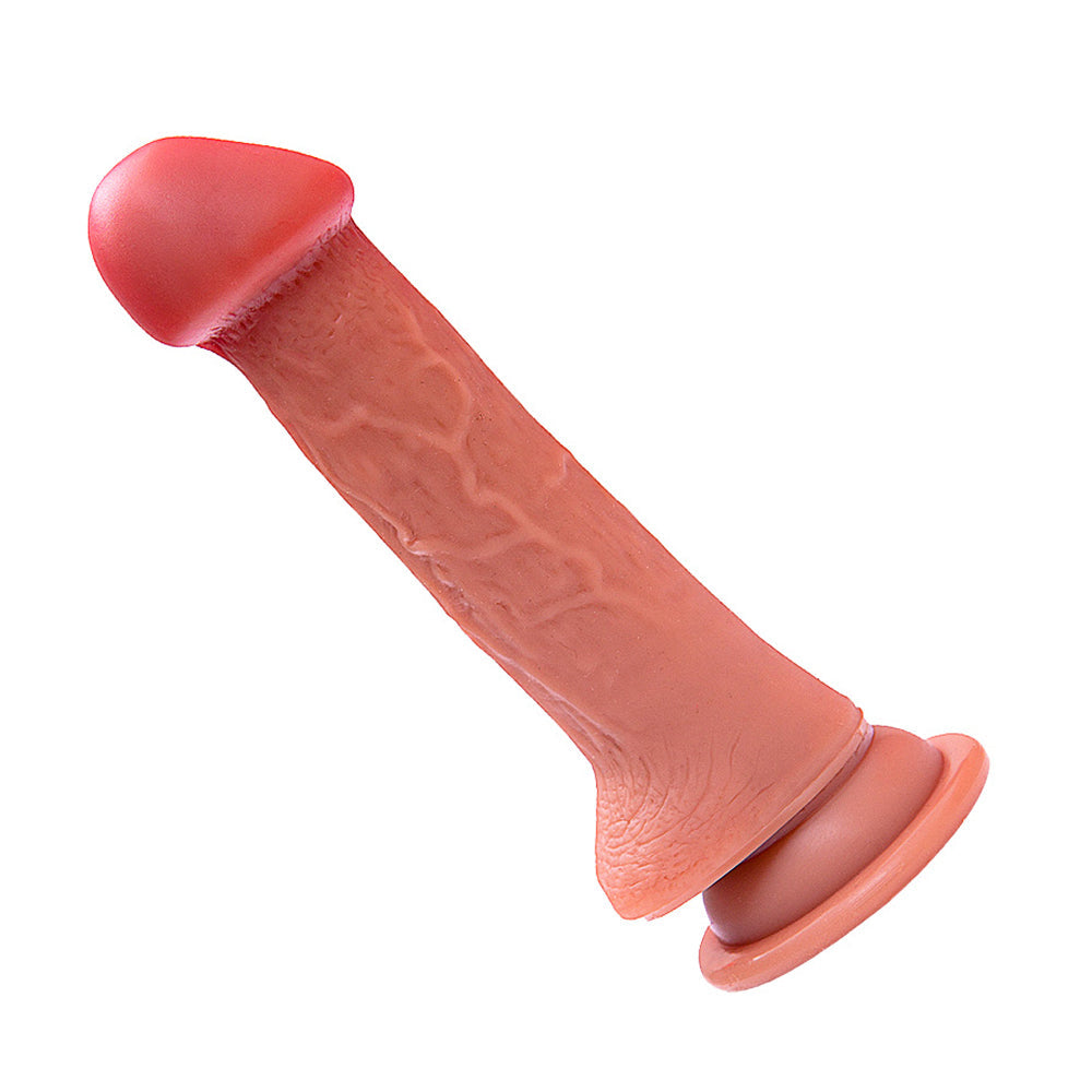 6-Inch thickened Silicone Dildo| Suction Cup Allovers Thrusting Dildo