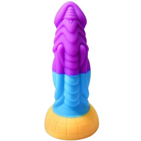 Thick Rainbow Dildo Heterosexual Fantasy Alien Dildo