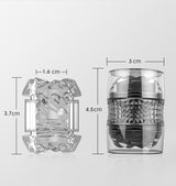 Double Head Portable Crystal Glass Cup