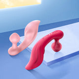 9 Band Couples Vibrator - Rechargeable Red Rose Vibrate Sex Toys