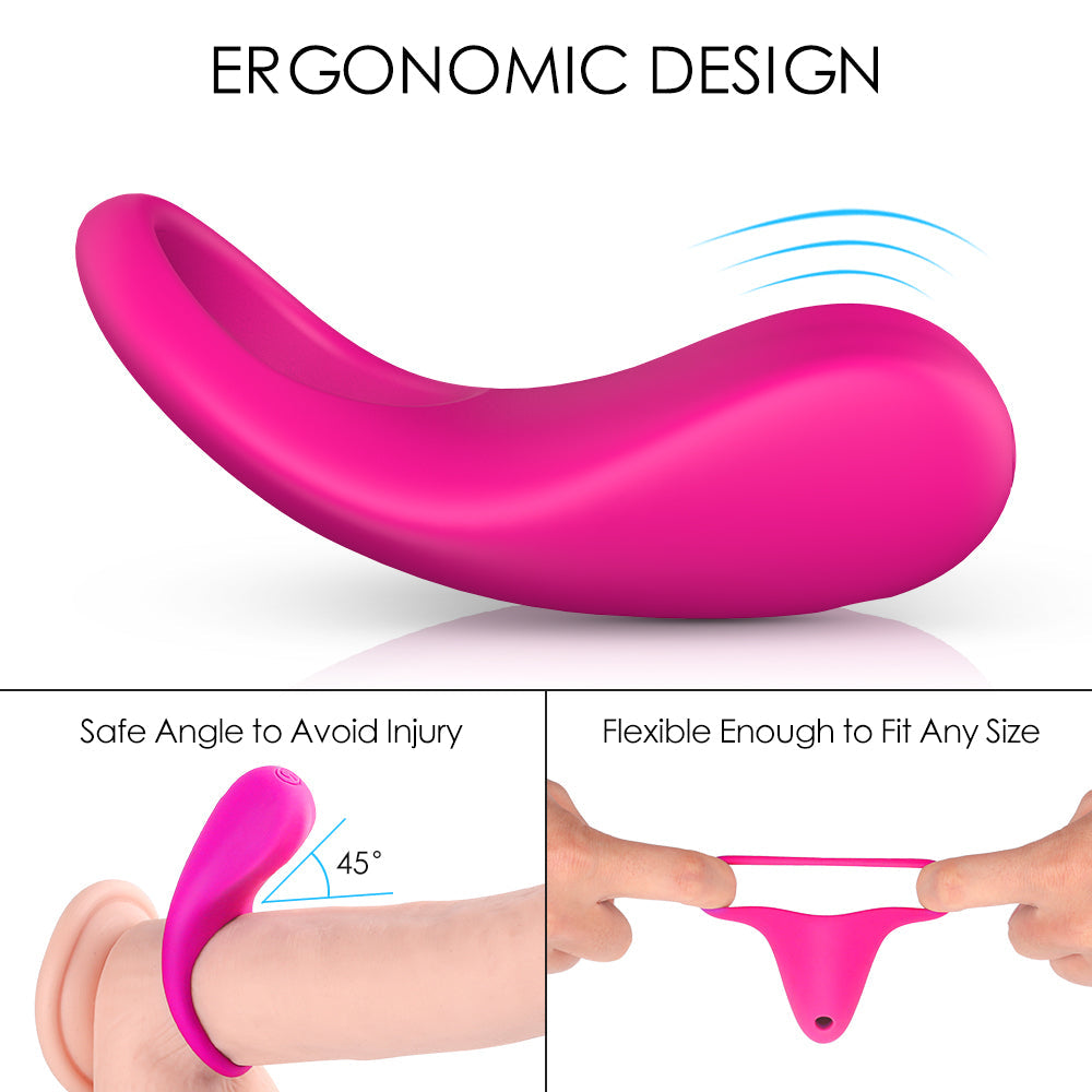 Remote control vibration lock fine ring toy