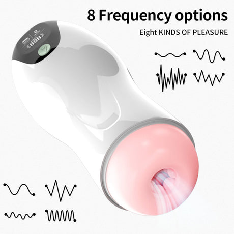 Blowjob Simulator Smart AI Vibration With On-Screen Display-3