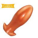 Tapón anal de silicona en forma de huevo de dragón unisex de empuje