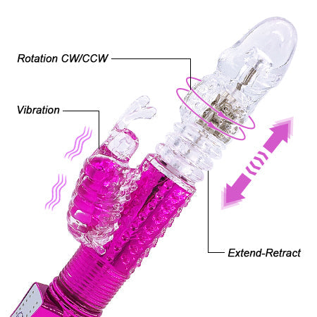 Telescopic Vibration Ball 12 Ffrequency Vibration Masturbator