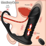 Showeggs 3 Vibration 3 Telescopic Male Prostate Massager for Solo or Couple Play