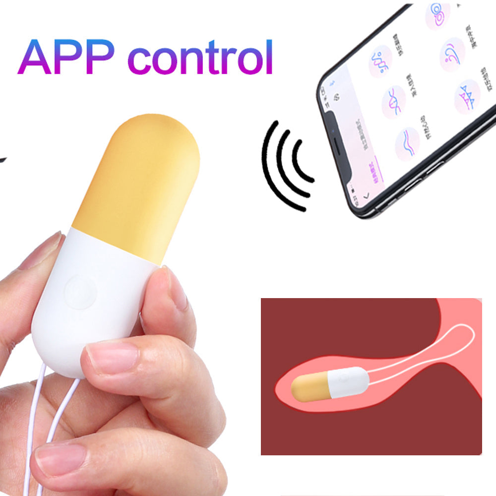 Wireless Vibrating Mini Bullet Capsule Jump Egg