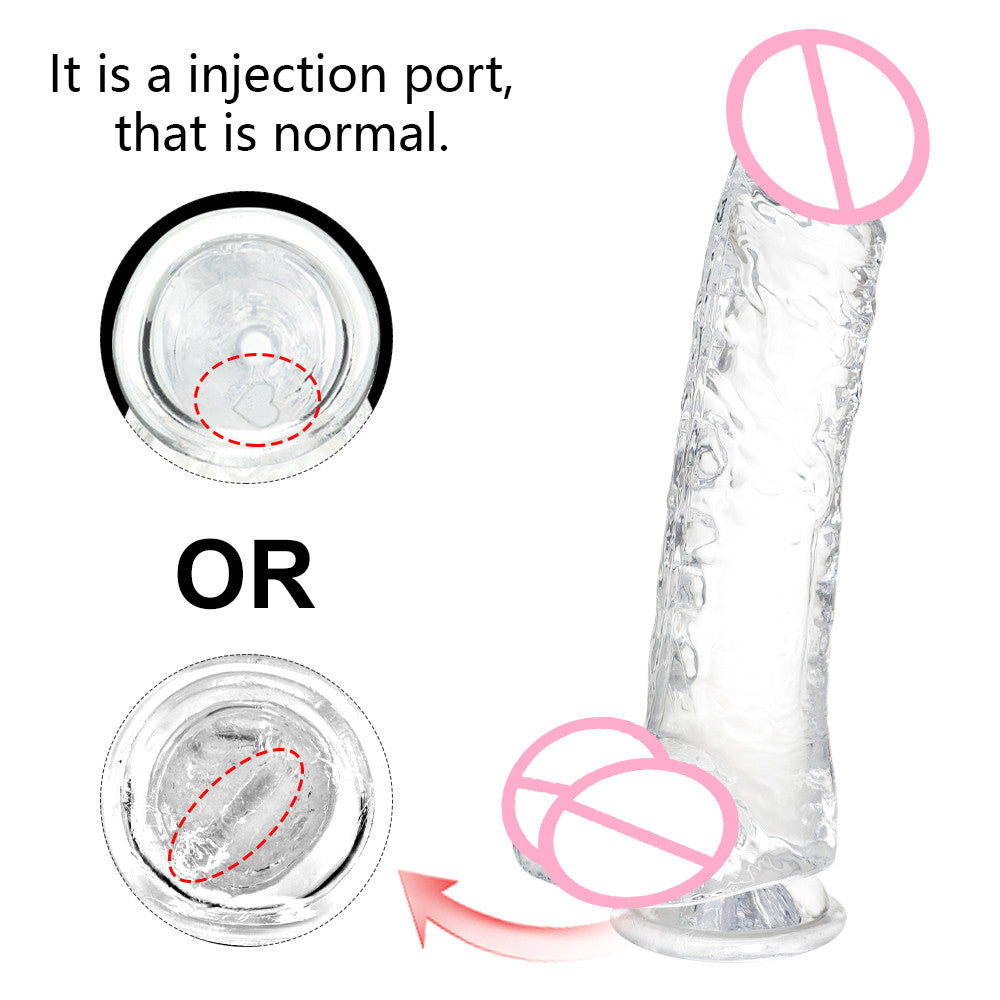 Transparent Dildo With Sucker