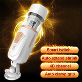 Easy Love 10 Vibrations 5 Speeds Modes Automatic Male Masturbator with Intelligent Pumping & 50 Stimulation Modes