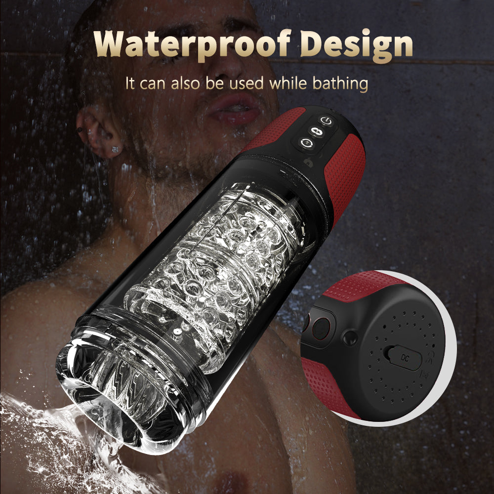 Automatic Rotating Blow Job Simulator Vibrating Suction Masturbation Cup
