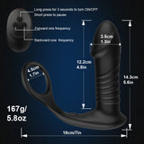 Showeggs 3 Vibration 3 Telescopic Male Prostate Massager for Solo or Couple Play