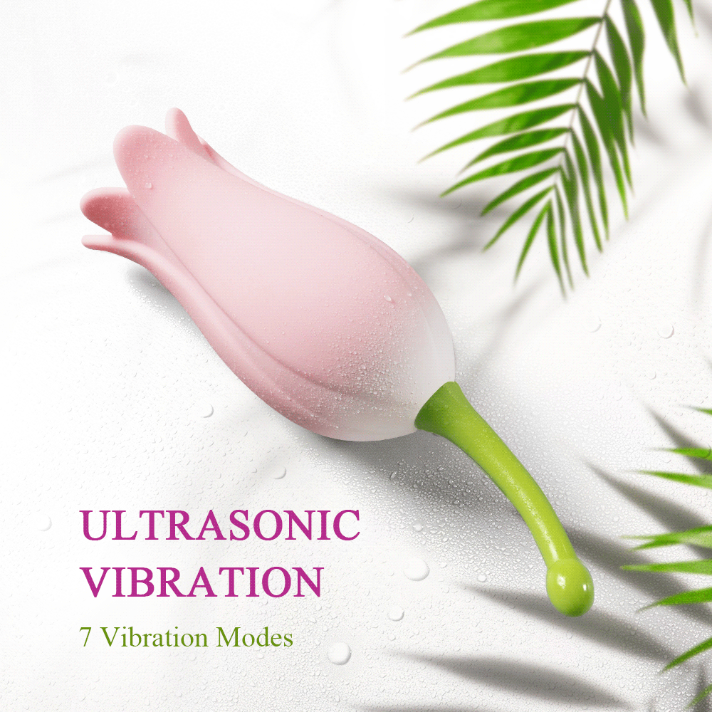 7 Vibration Mode Rose Vibrators Clitoral Stimulation & G-spot Orgasm
