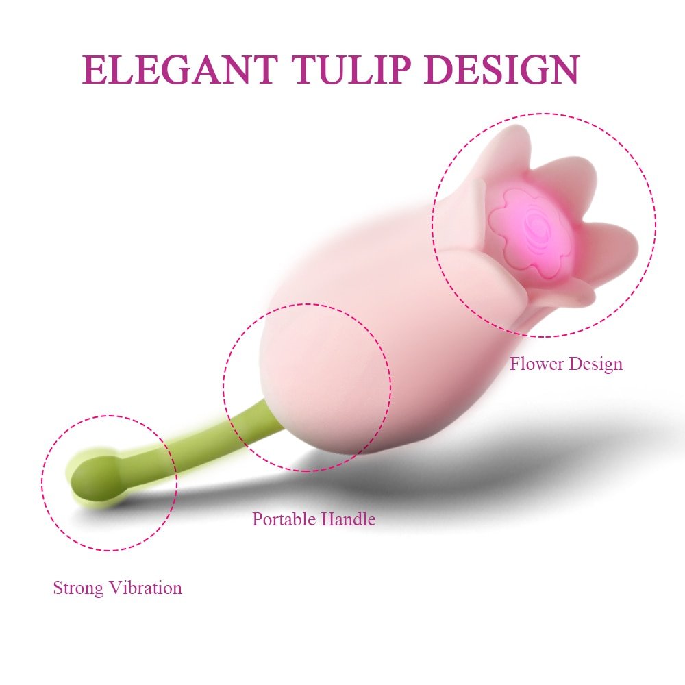 7 Vibration Mode Rose Vibrators Clitoral Stimulation & G-spot Orgasm