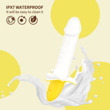 Silicone Banana Dildo Automatic Retractable Masturbator