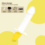 Silicone Banana Dildo Automatic Retractable Masturbator