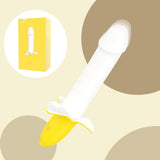 Silicone Banana Dildo Automatic Retractable Masturbator