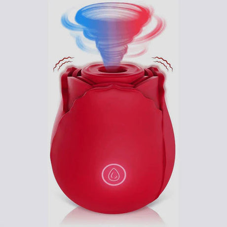 Rose Vibrators Sucking Clit Massage Vibrating Rose Toy-3