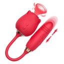 Vibrador Rosa Con Lengua de Bala | Vibrador Succionador de Rosas de Fuerte Succión