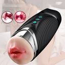 Doppelter Kopf-Blowjob- und Pussy-Automasturbator
