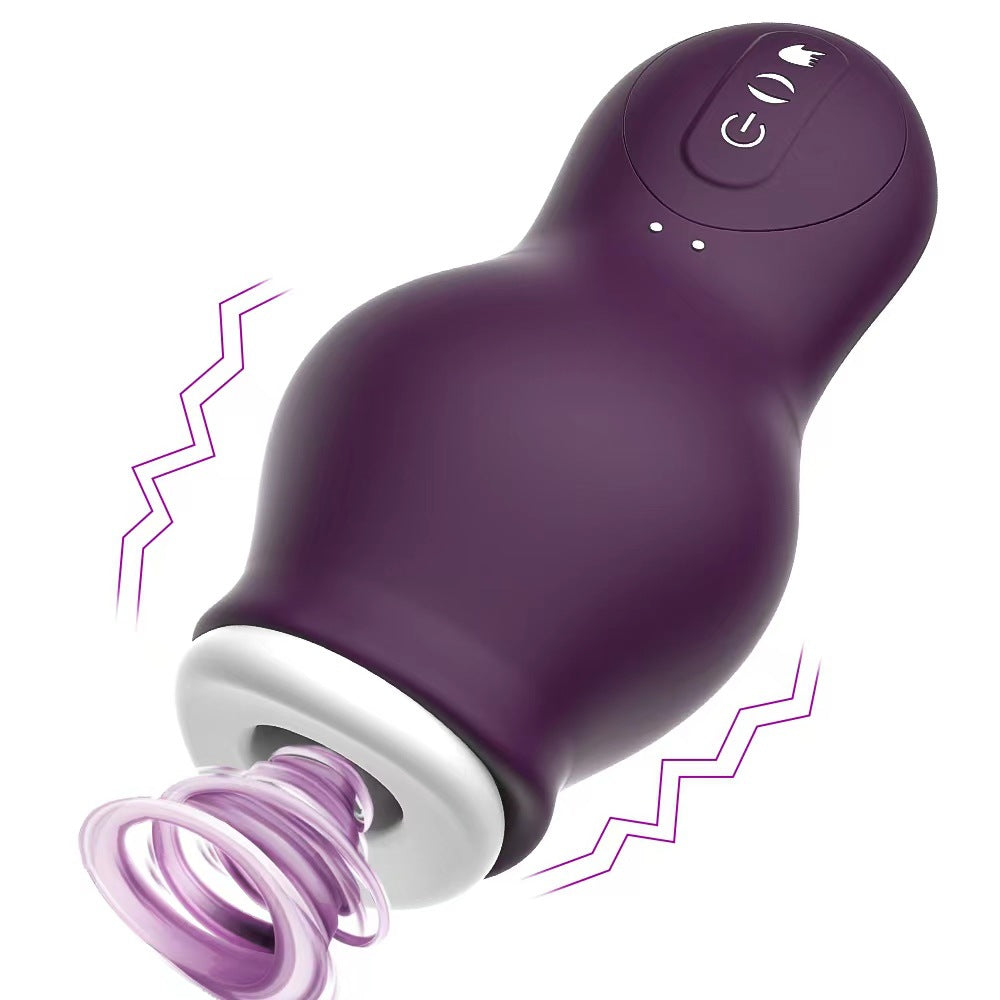 7 vibration & Sucking Modes Masturbation Cup Male Simulate Oral Sex-3