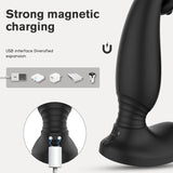 Showeggs 9-Frequency Vibrating & Thrusting Double Motor Silicone Prostate Massager with Remote Control