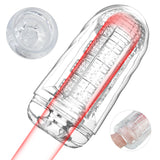 Zengrip Transparent Penis Sleeves Manual Silicone Male Masturbator for Penis Stimulation Training