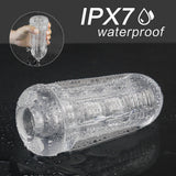 Zengrip Transparent Penis Sleeves Manual Silicone Male Masturbator for Penis Stimulation Training